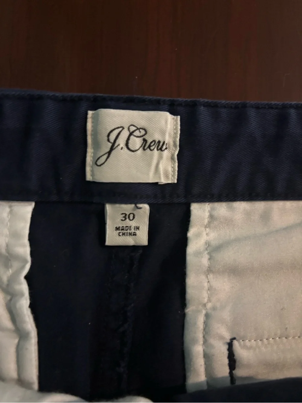 J. Crew‎ Womens Vintage Straight Navy Cream Ankle Embroidered Polka Dot 30 Pant